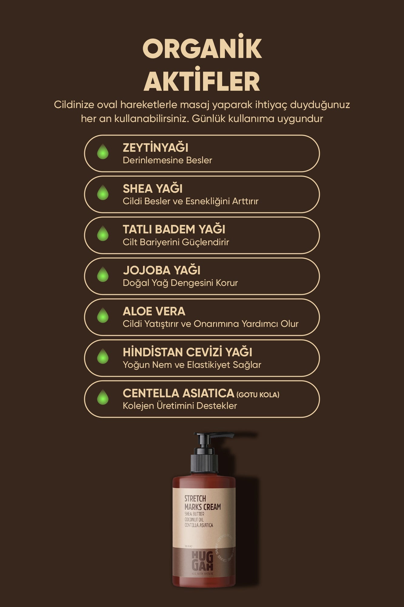 Çatlak Önleyici Cilt Bakım Kremi 180ml - HUGGAH NATURALS