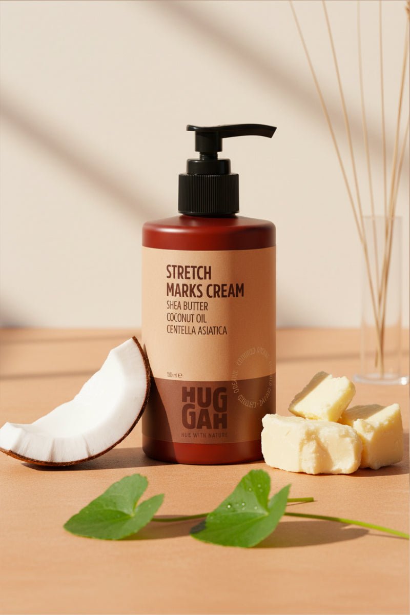 Huggah Organik Anne Bakım Seti (Çatlak Bakım Kremi 180 ml + Göğüs Ucu Balmı 50 ml) - HUGGAH NATURALS